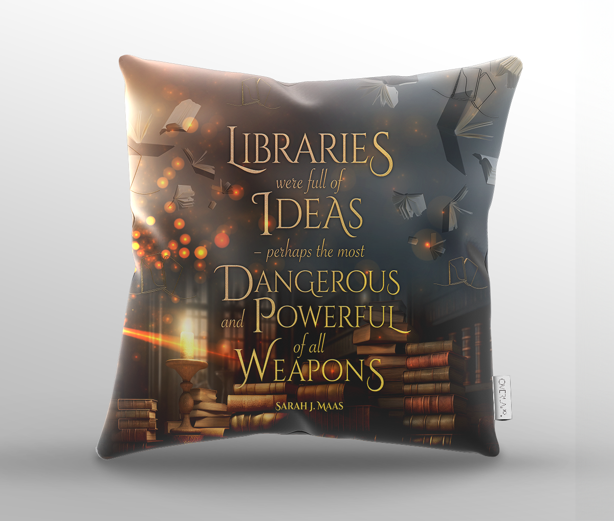 Pudebetræk - Libraries were full of ideas