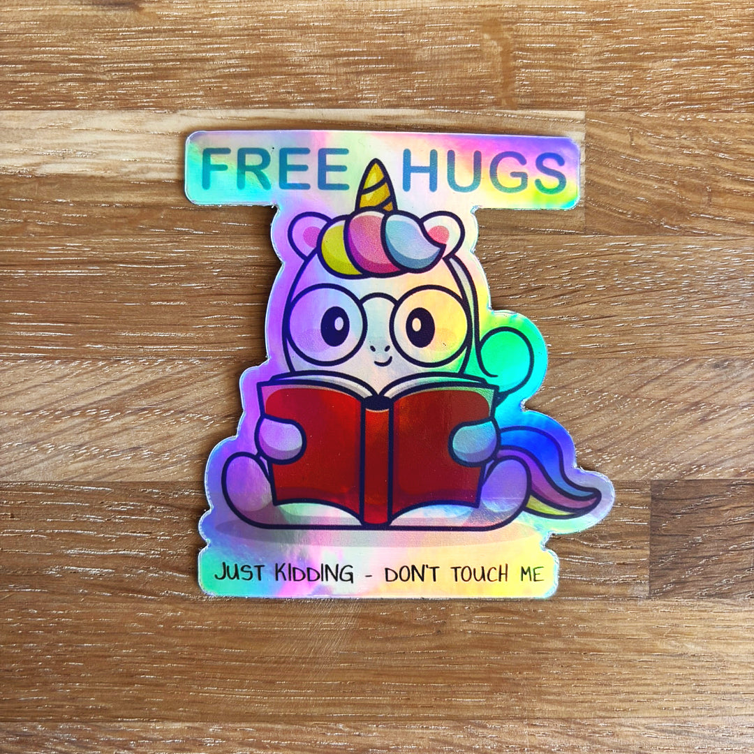 Holografisk klistermærke - Unicorn