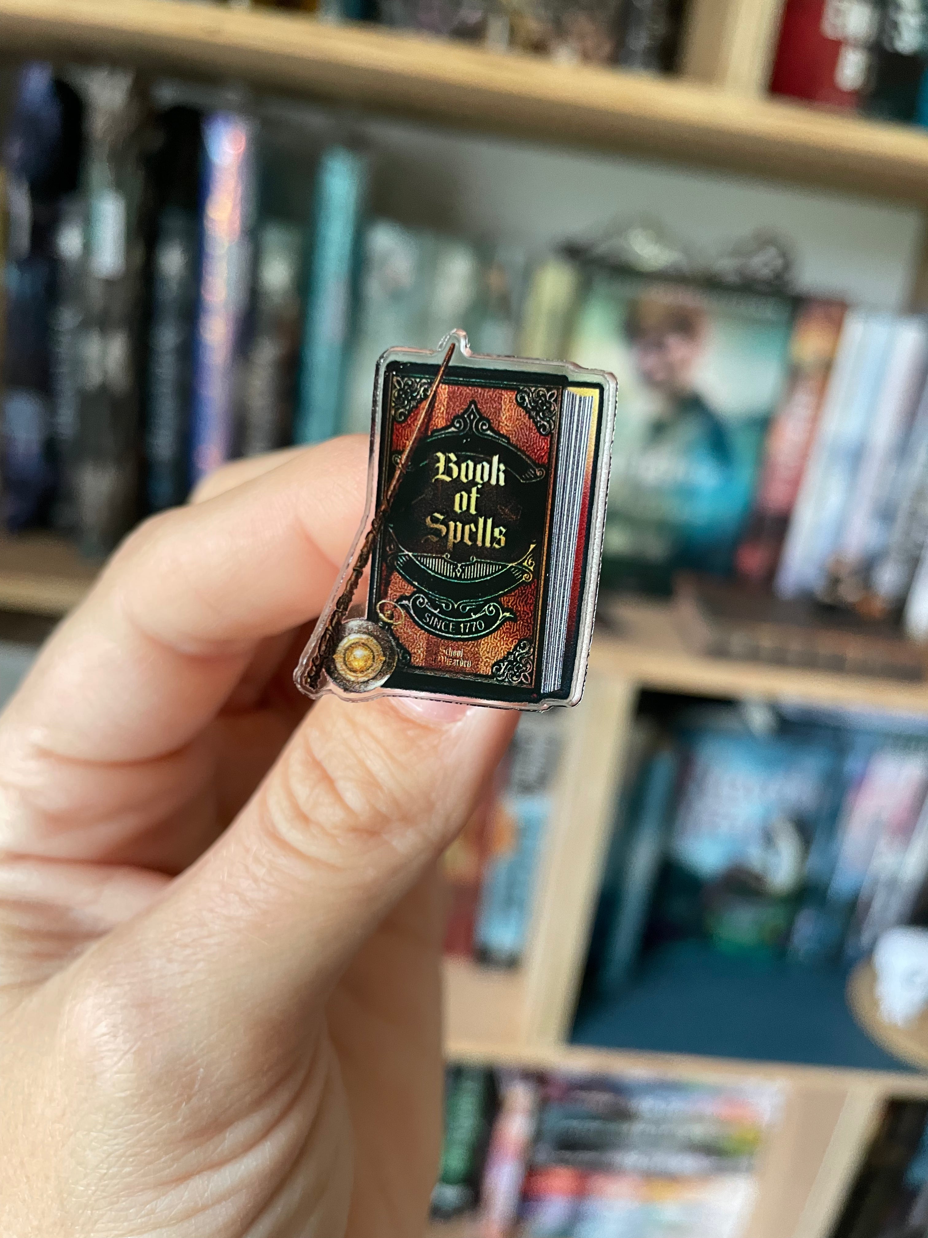 Bookish Pins - 'Book of Spells'