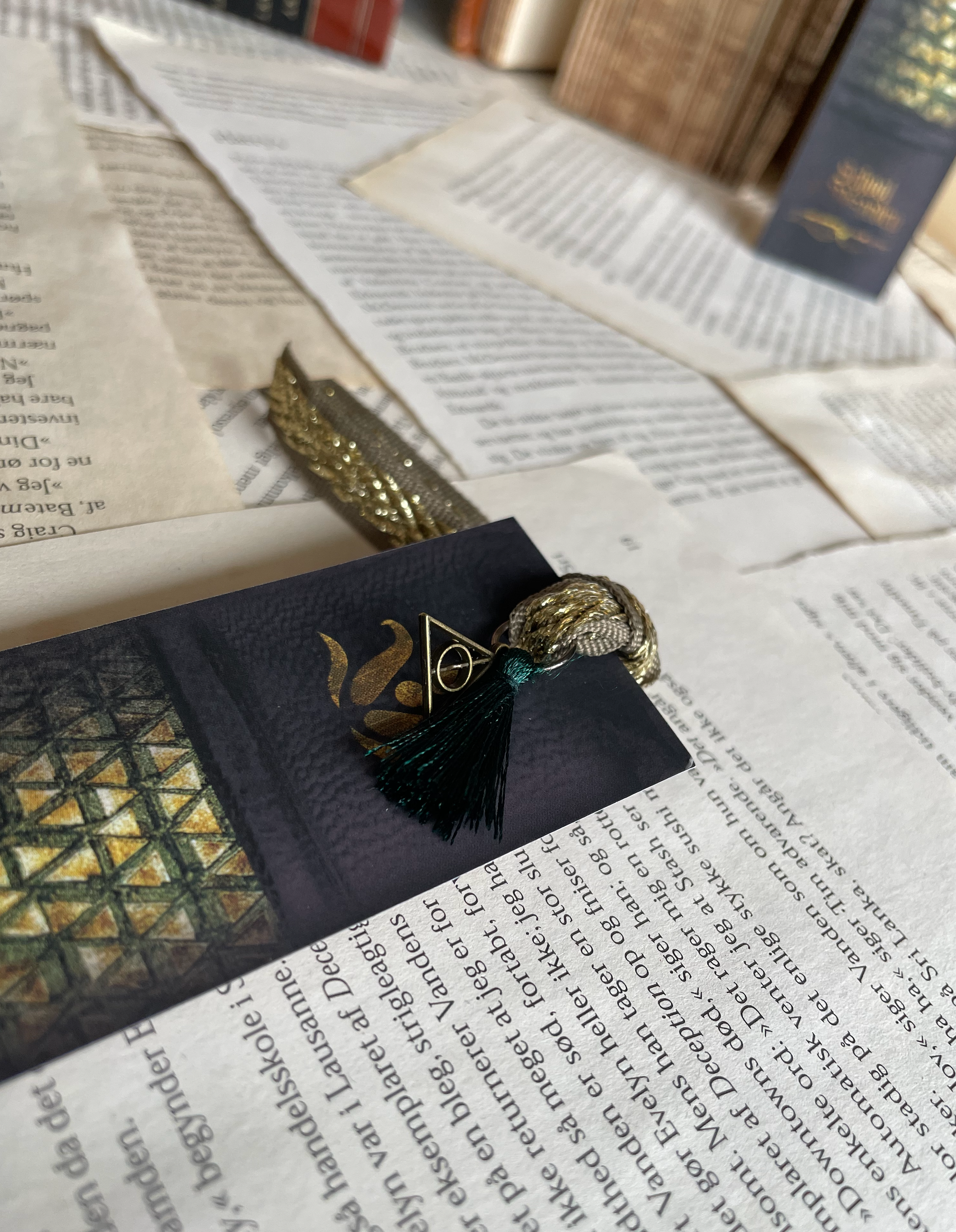 Bogmærke - Bookspines 'Defence against the Dark Arts'
