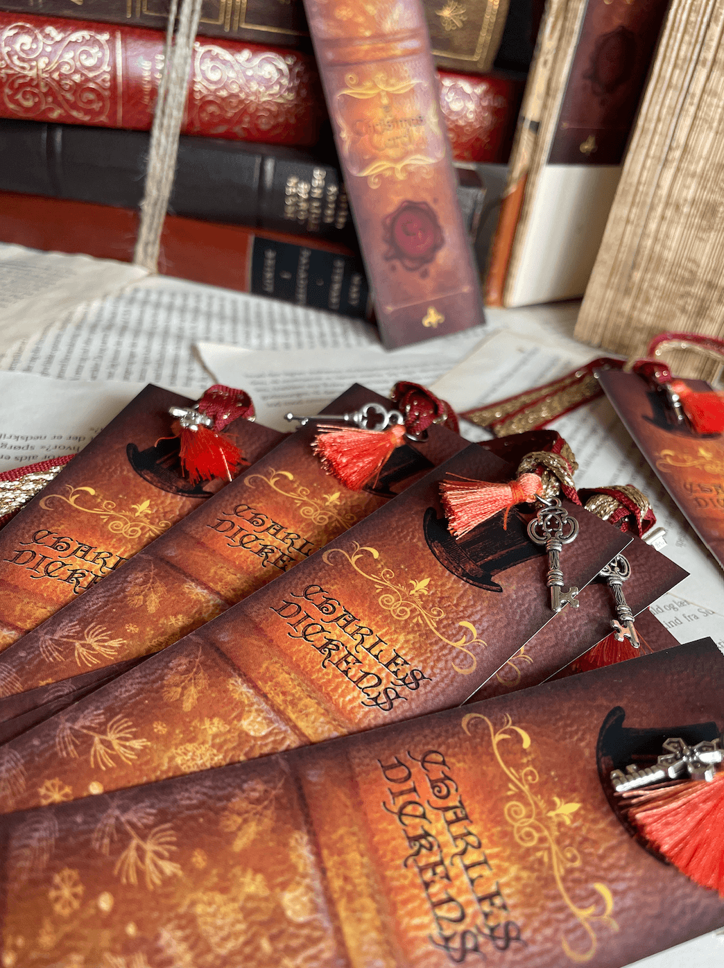 Bogmærke - Bookspines 'A Christmas Carol'