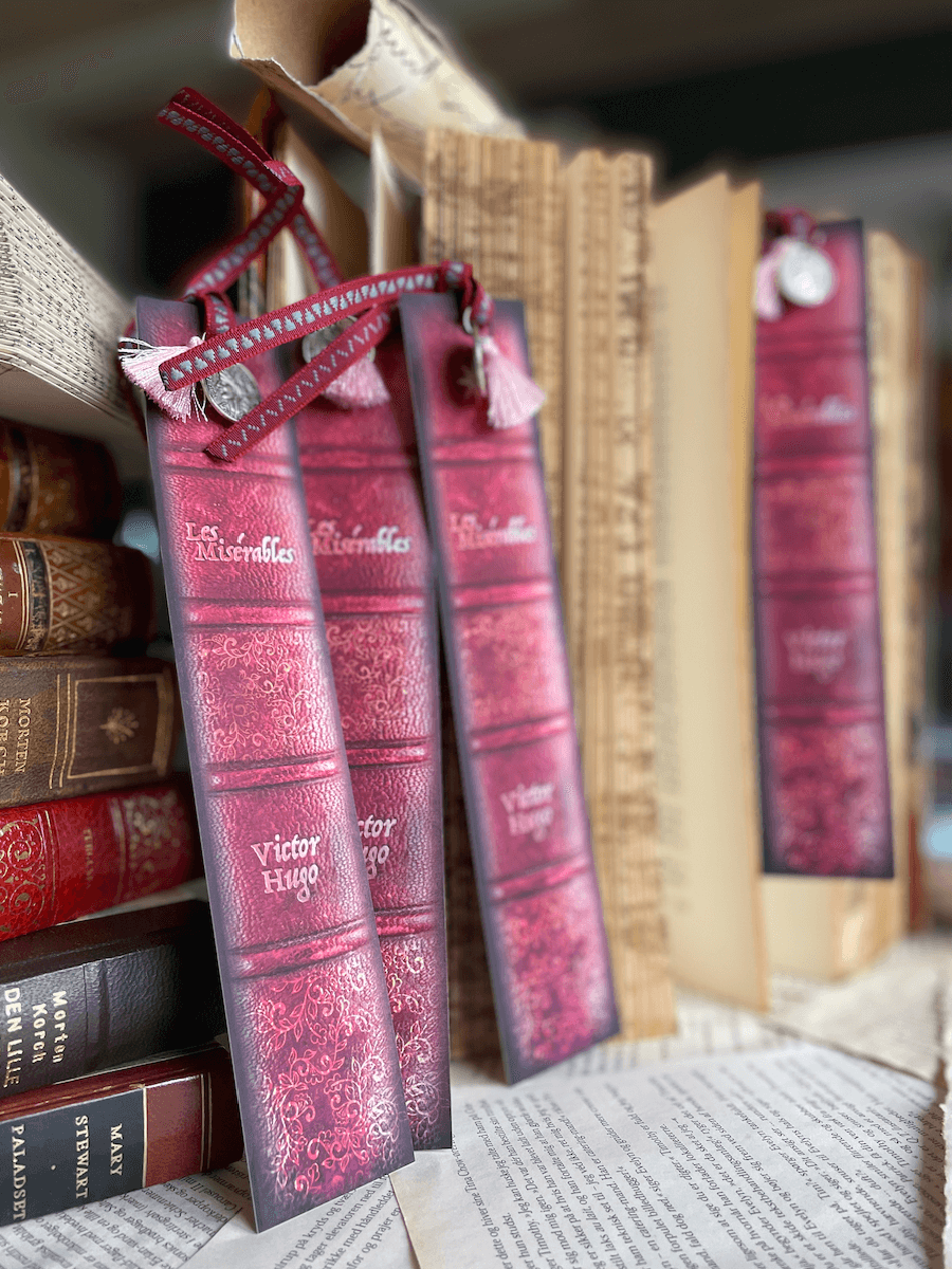 Bogmærke - Bookspines 'Les Misérables'