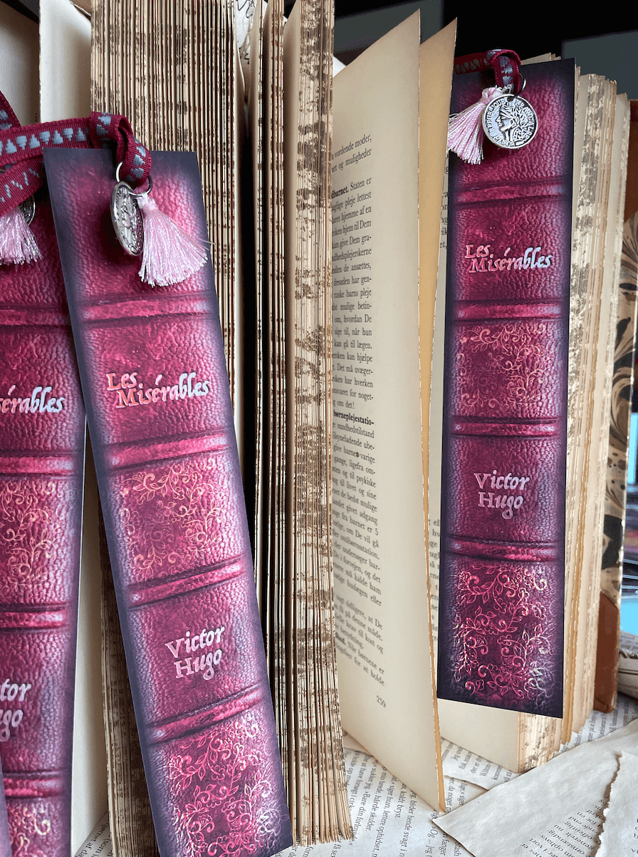 Bogmærke - Bookspines 'Les Misérables'