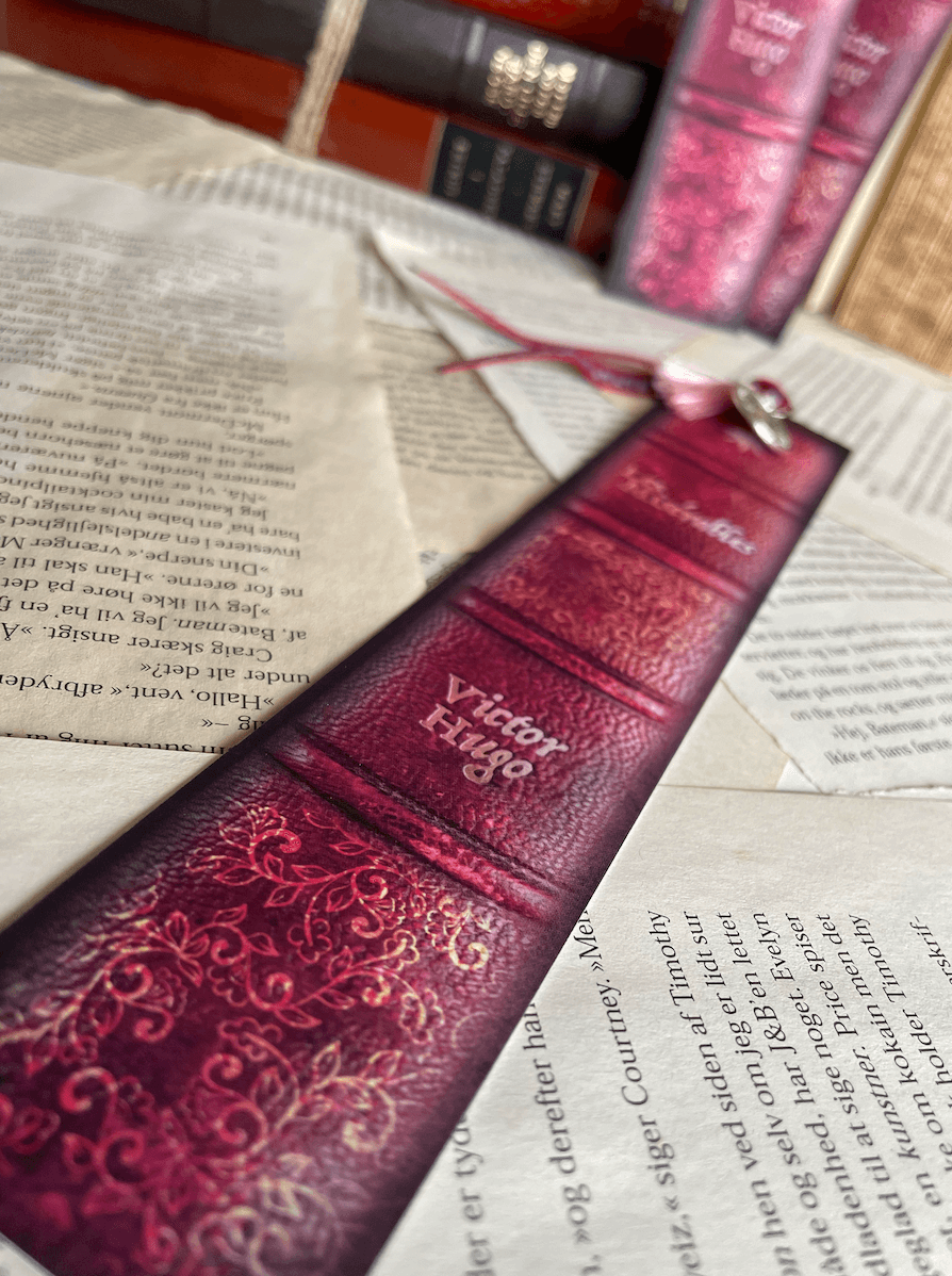Bogmærke - Bookspines 'Les Misérables'