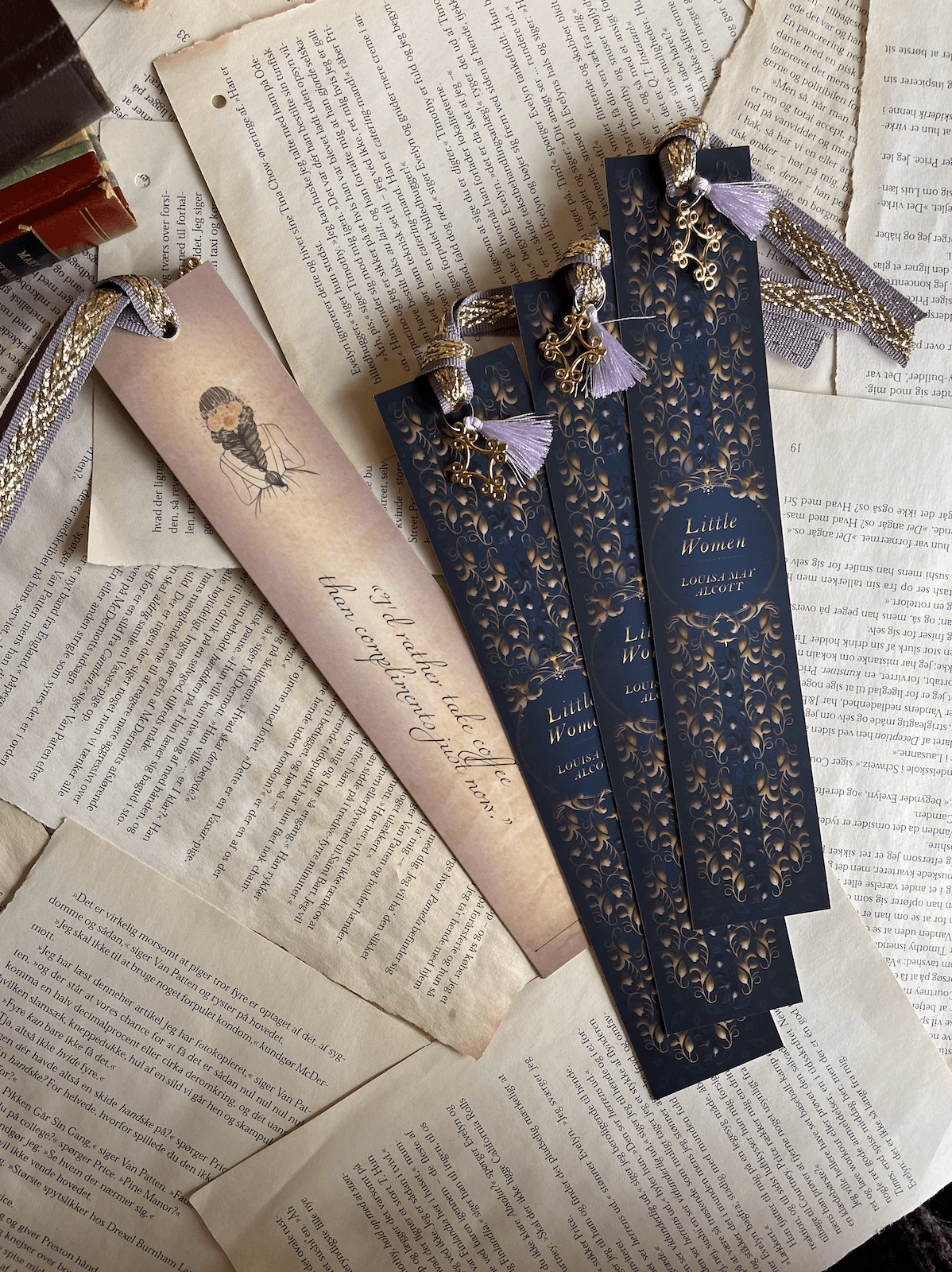 Bogmærke - Bookspines 'Little Women'