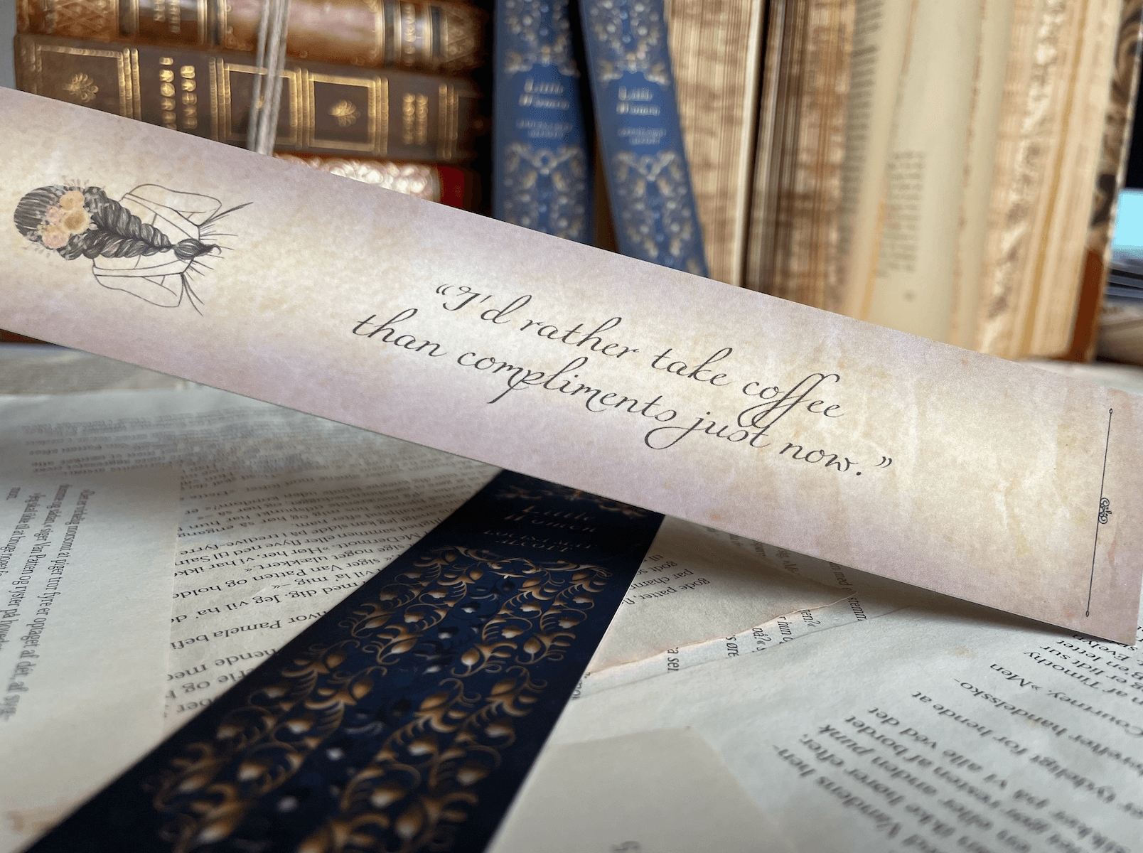 Bogmærke - Bookspines 'Little Women'