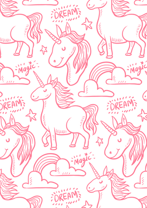Postkort - Because, unicorns