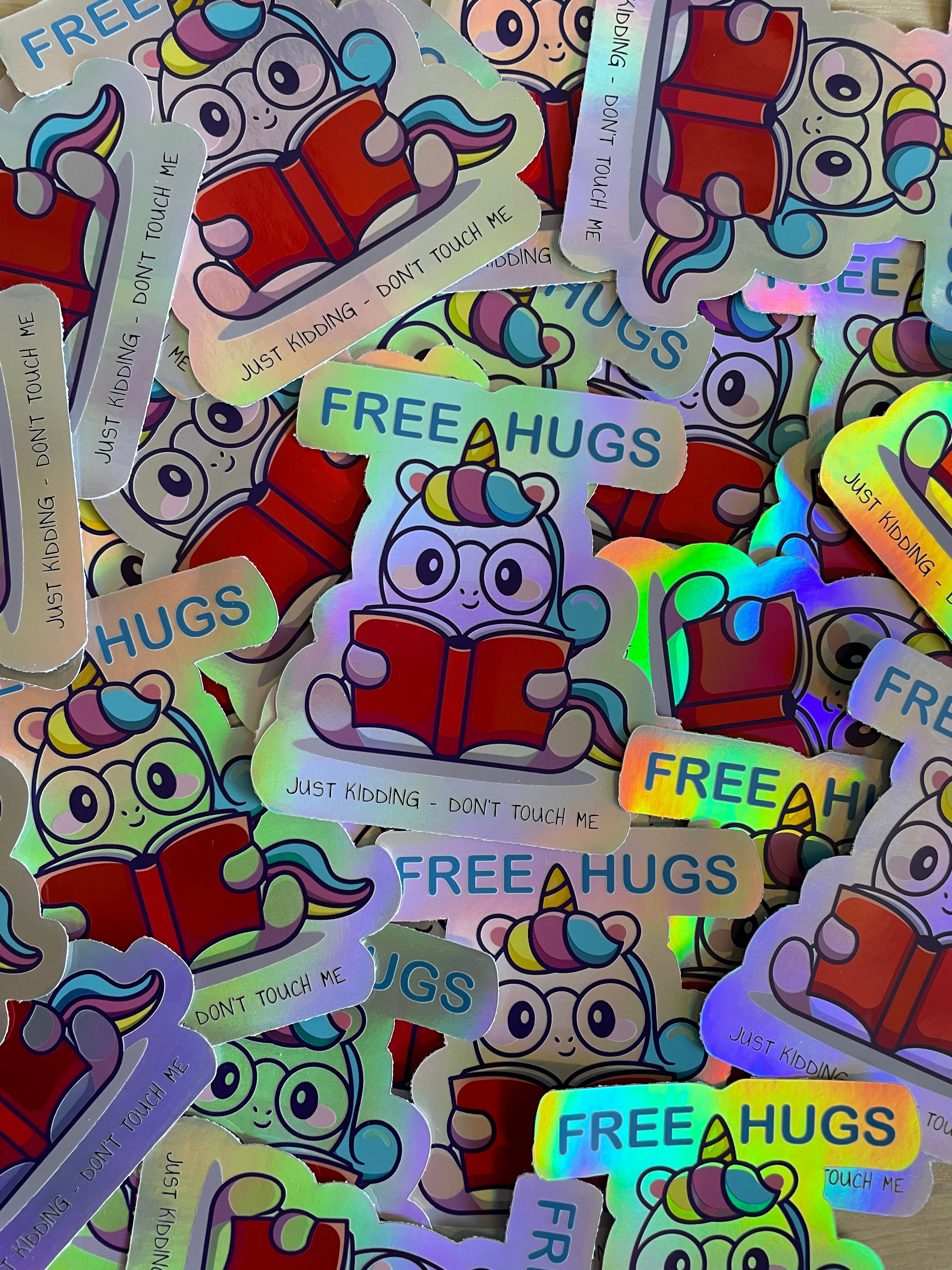 Holografisk klistermærke - Unicorn