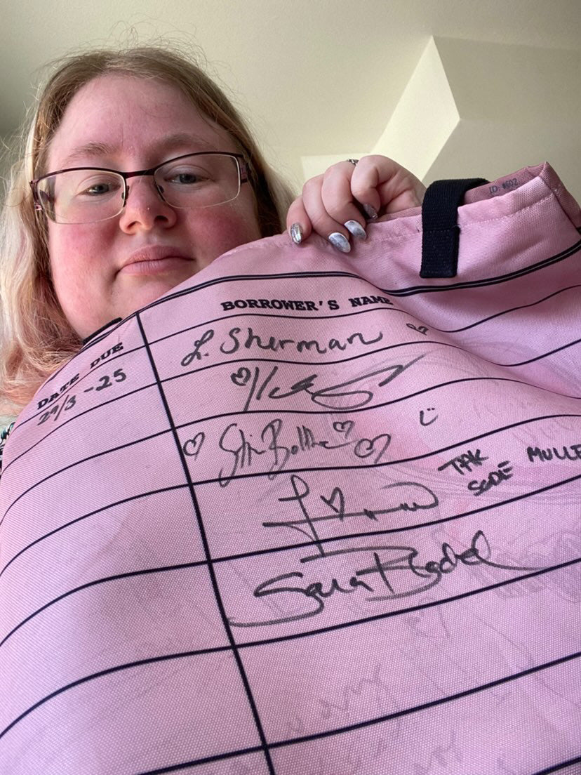 Mulepose - Bibliotektskort (pink)