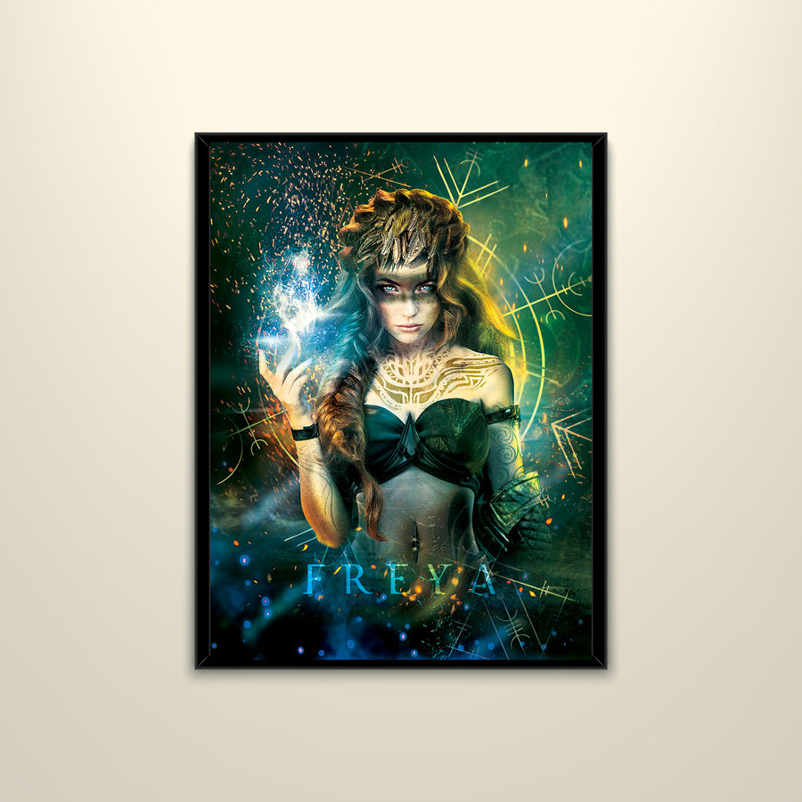 FREYA - Plakat med mat papir museumskvalitet