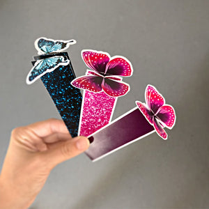 Sommerfugle bogmærker - Sparkle Spirits (Print selv)