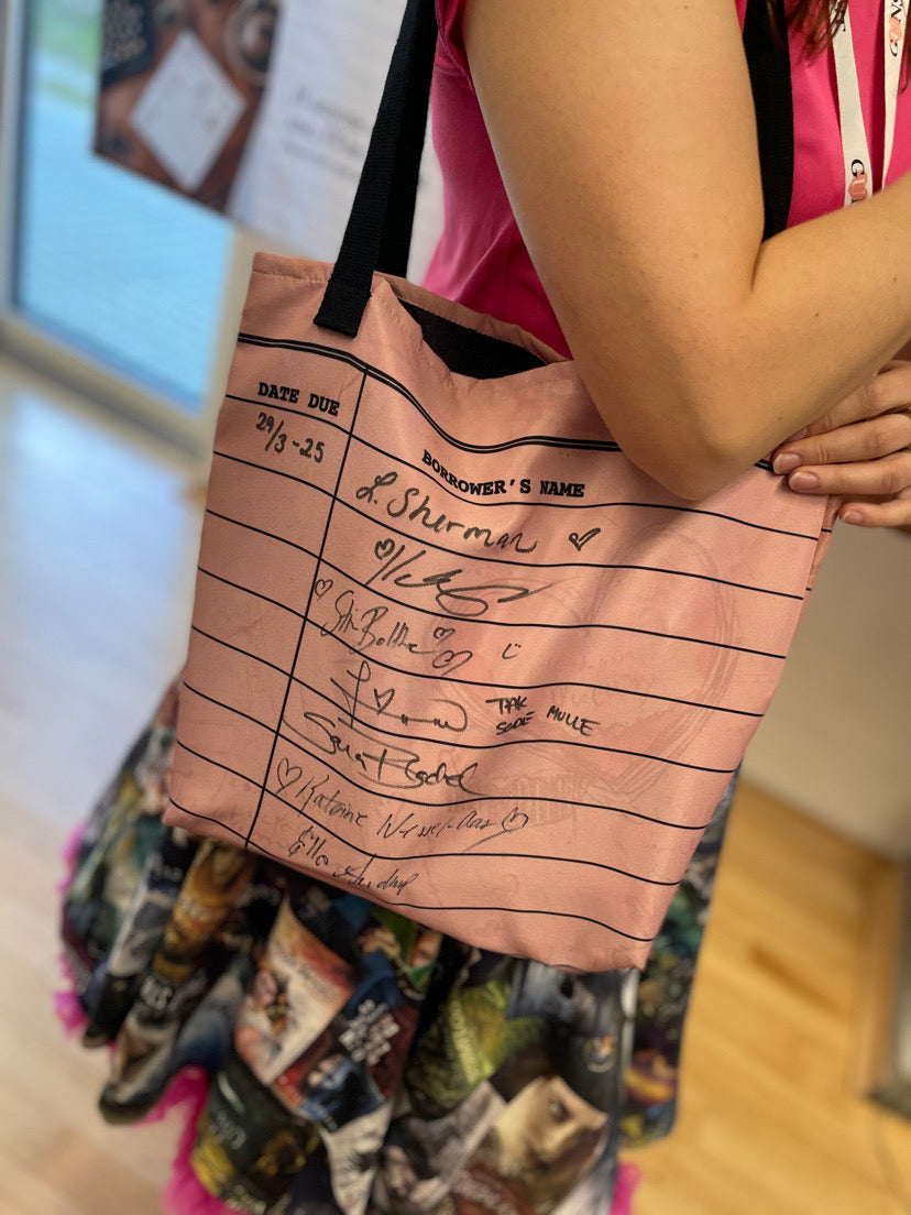 Mulepose - Bibliotektskort (pink)