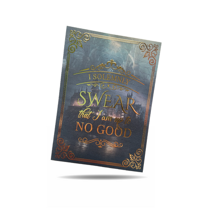Postkort - I solemnly swear... (Guldfolie)