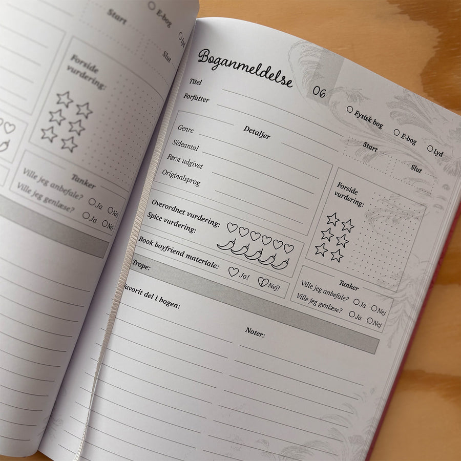 Min Romance Læsejournal (DK)