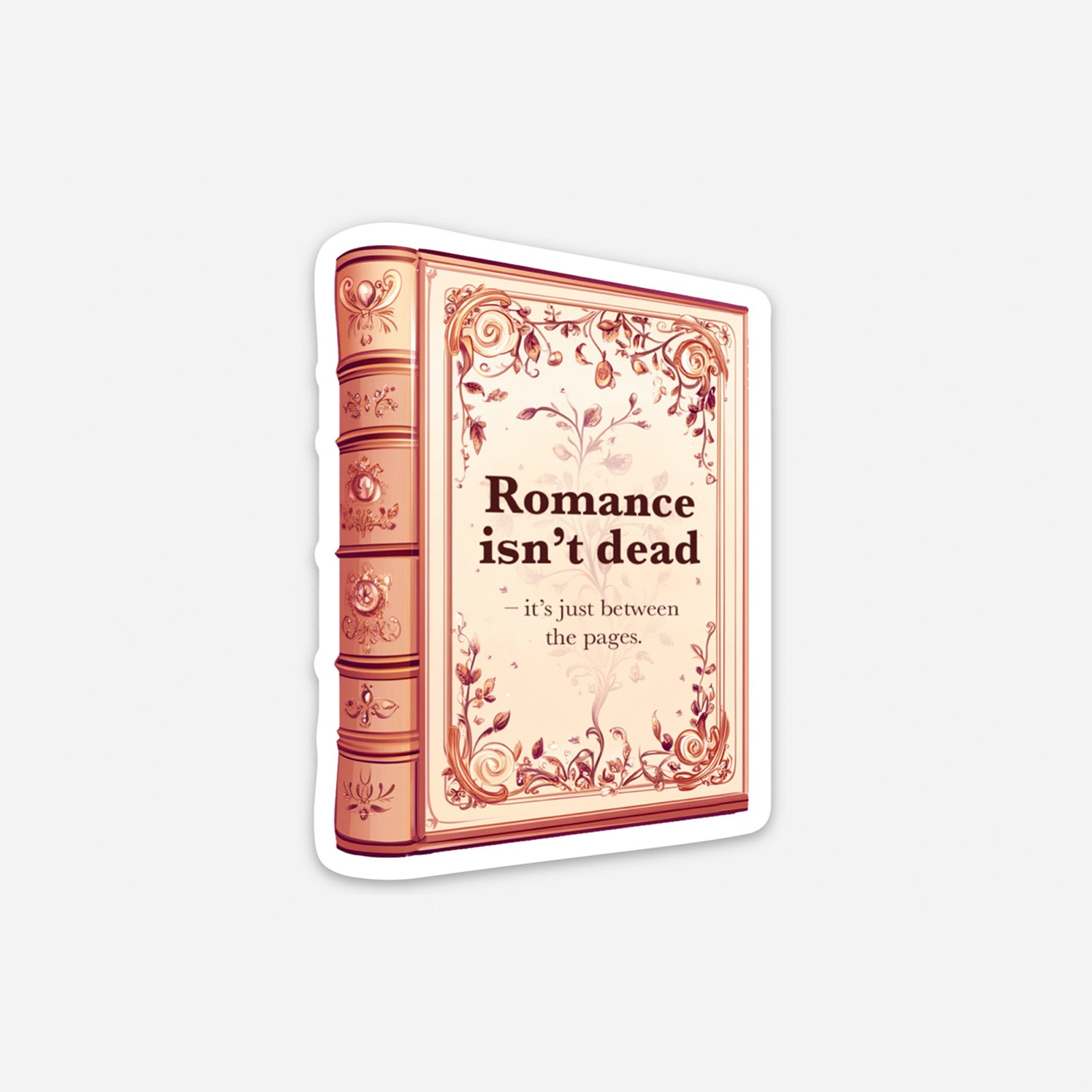Vinyl klistermærke - Romance isn't dead