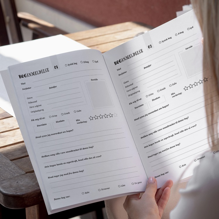 Min Læsejournal (DK) - Grøn Sommerfugl