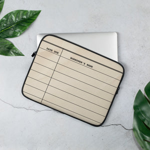 Laptop Sleeve - Bibliotekskort