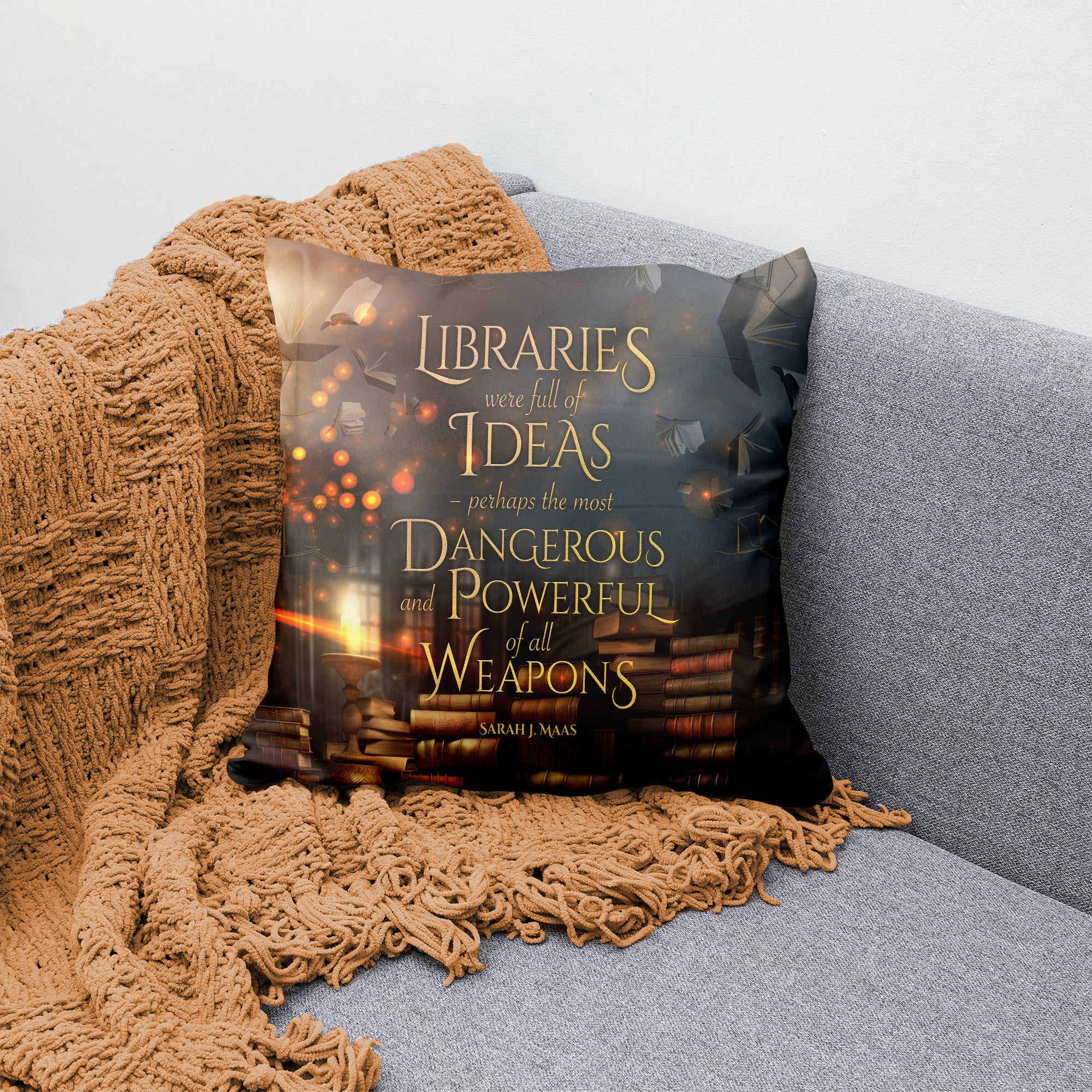 Pudebetræk - Libraries were full of ideas
