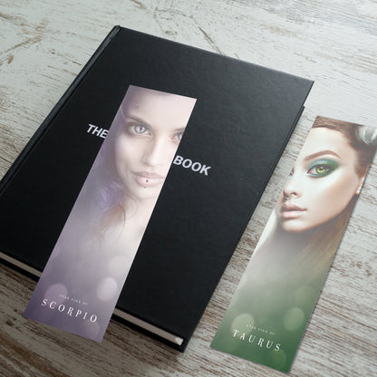Bogmærke - Stjernetegn 'Skorpionen/SCORPIO'