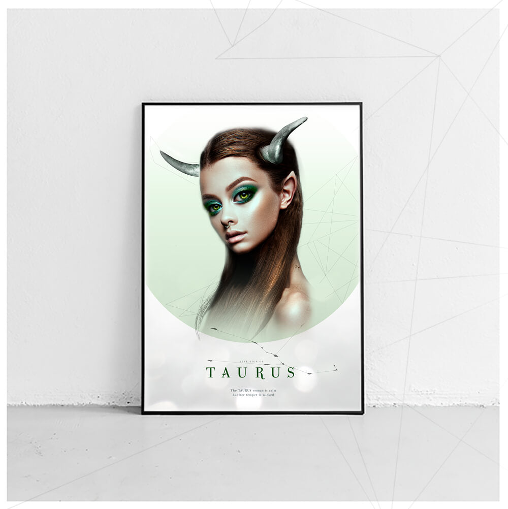 Tyren/Taurus - Stjernetegnsplakat