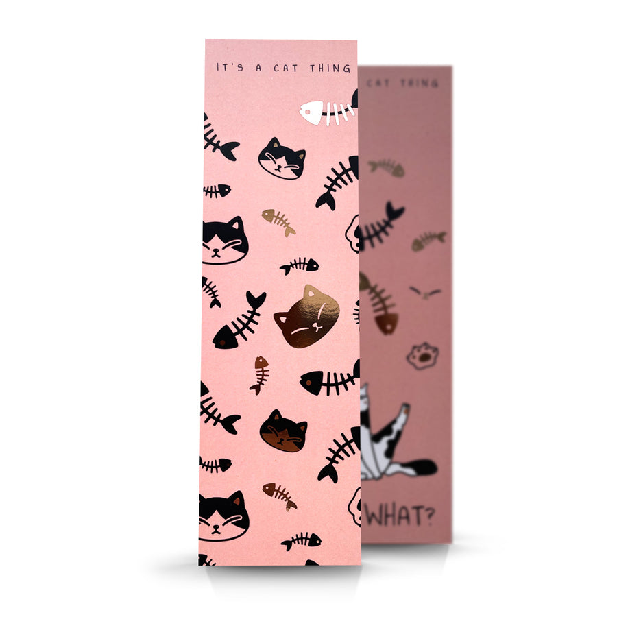 Folie bogmærke - 'It's a cat thing'