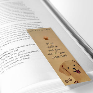 Folie bogmærke - 'Gotta love dogs'