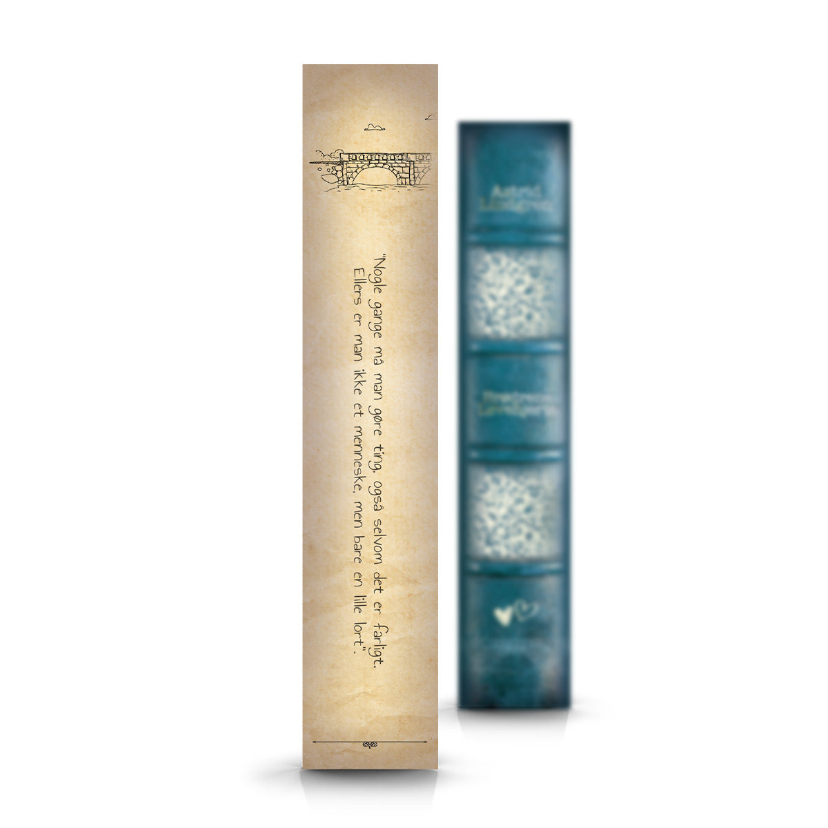 Bogmærke - Bookspines 'Brødrene Løvehjerte'