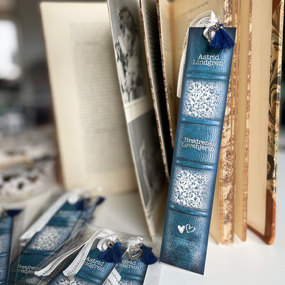Bogmærke - Bookspines 'Brødrene Løvehjerte'