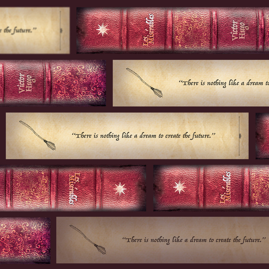 Bogmærke - Bookspines 'Les Misérables'