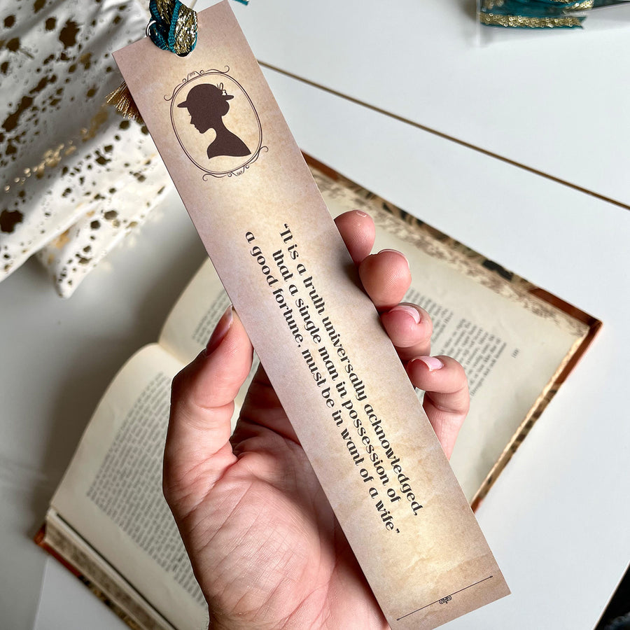 Bogmærke - Bookspines 'Pride and Prejudice'