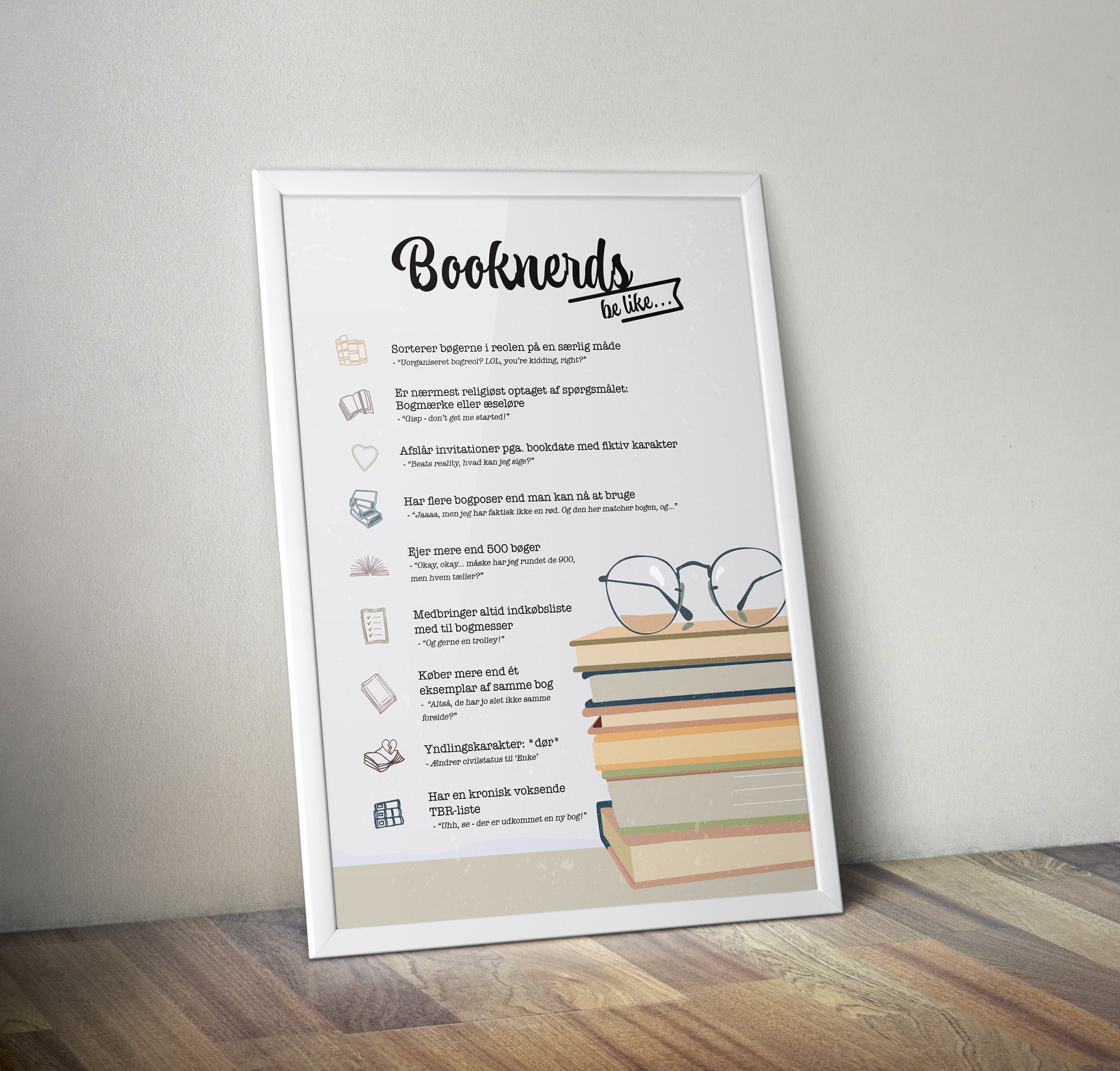 Plakat (A3) - Booknerds be like...