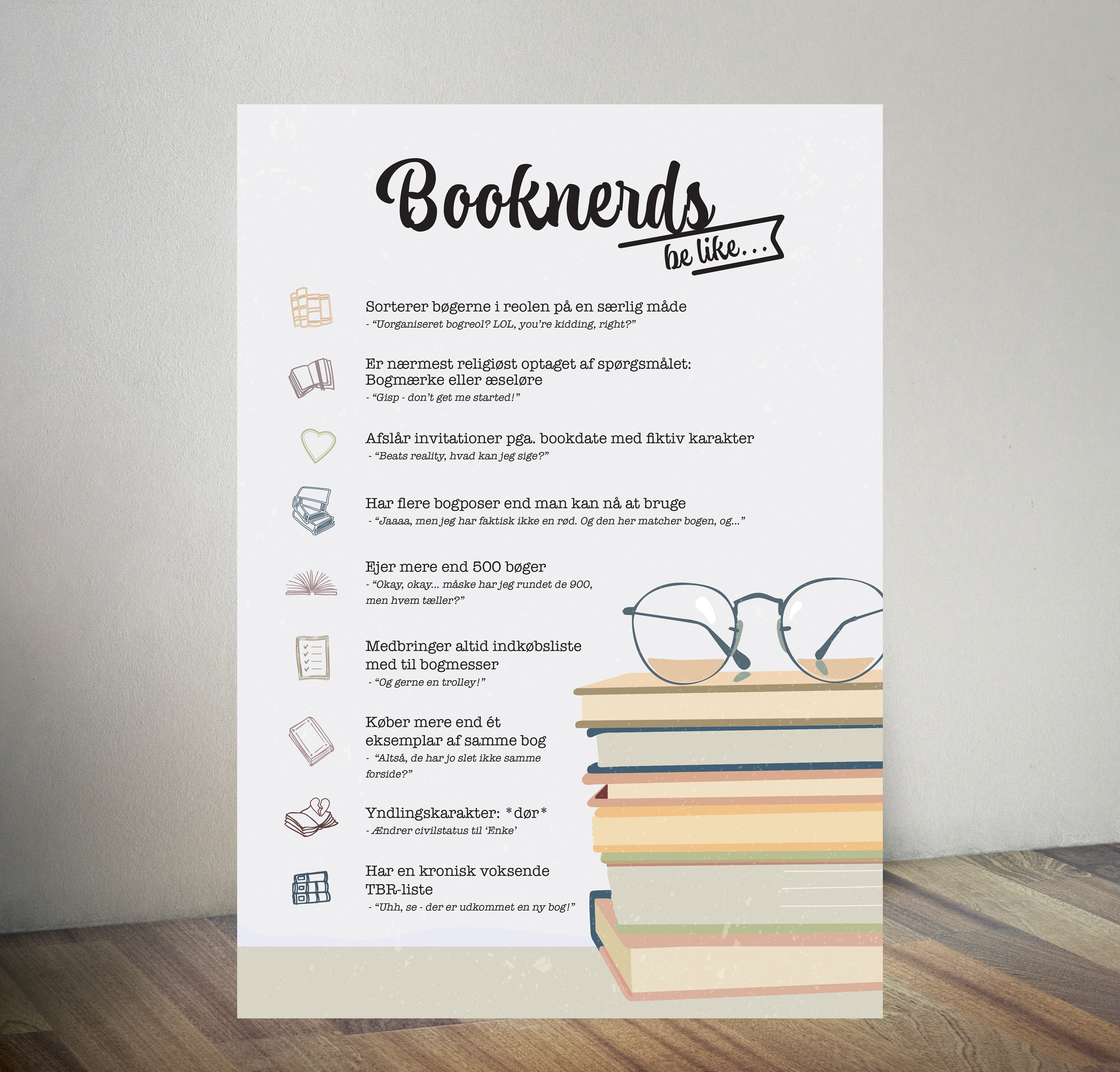 Plakat (A3) - Booknerds be like...