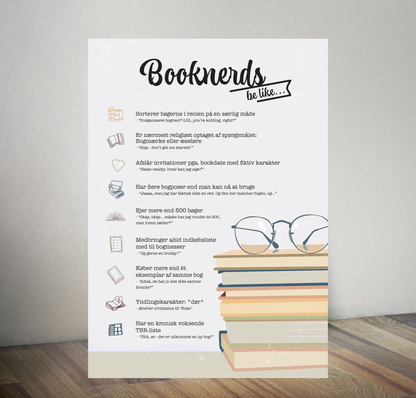 Plakat (A3) - Booknerds be like...