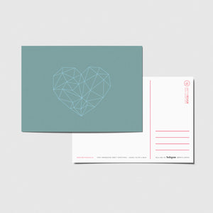 Postkort - Green at heart