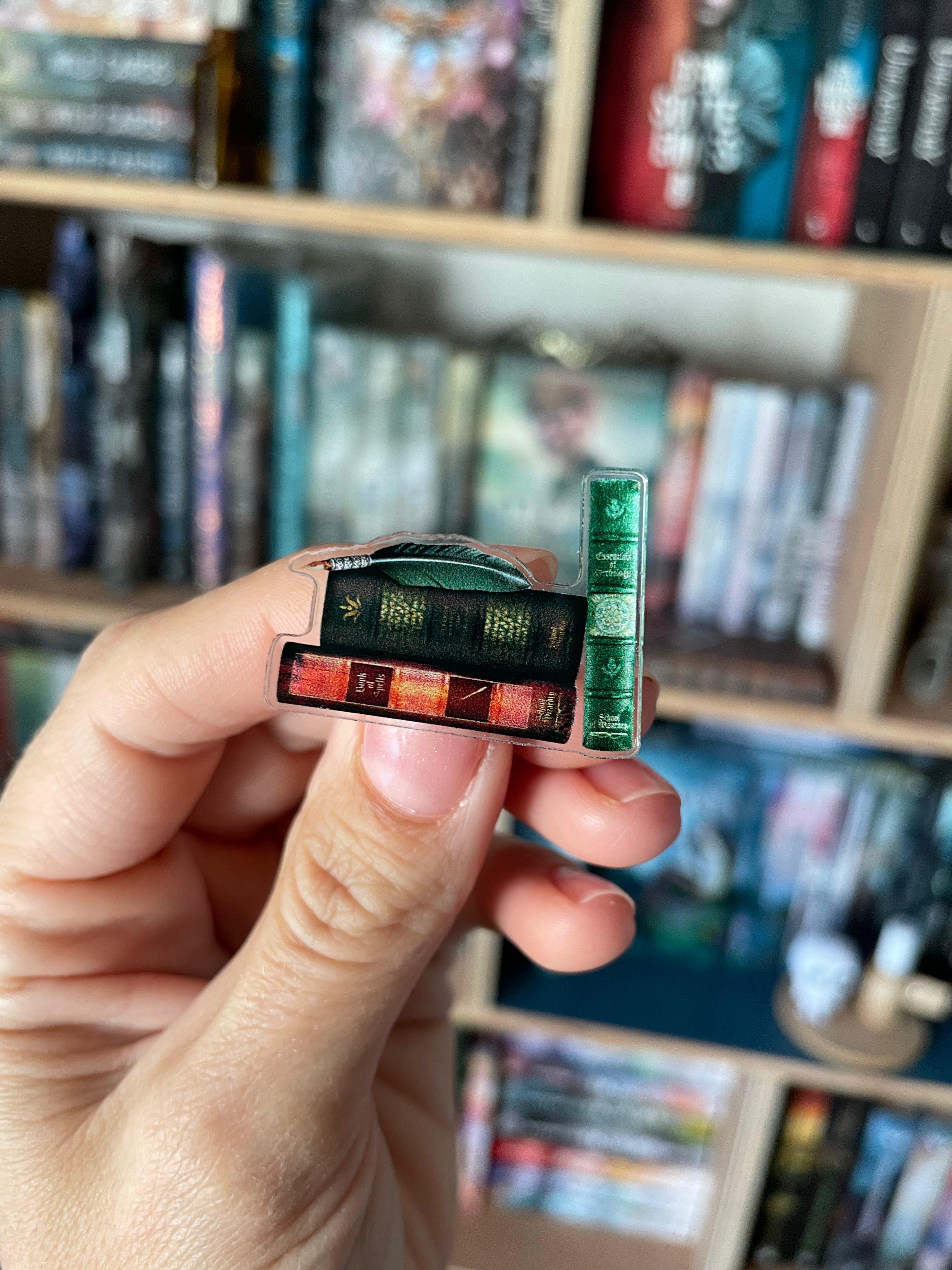 Bookish Pins - ‘Wizardry books’