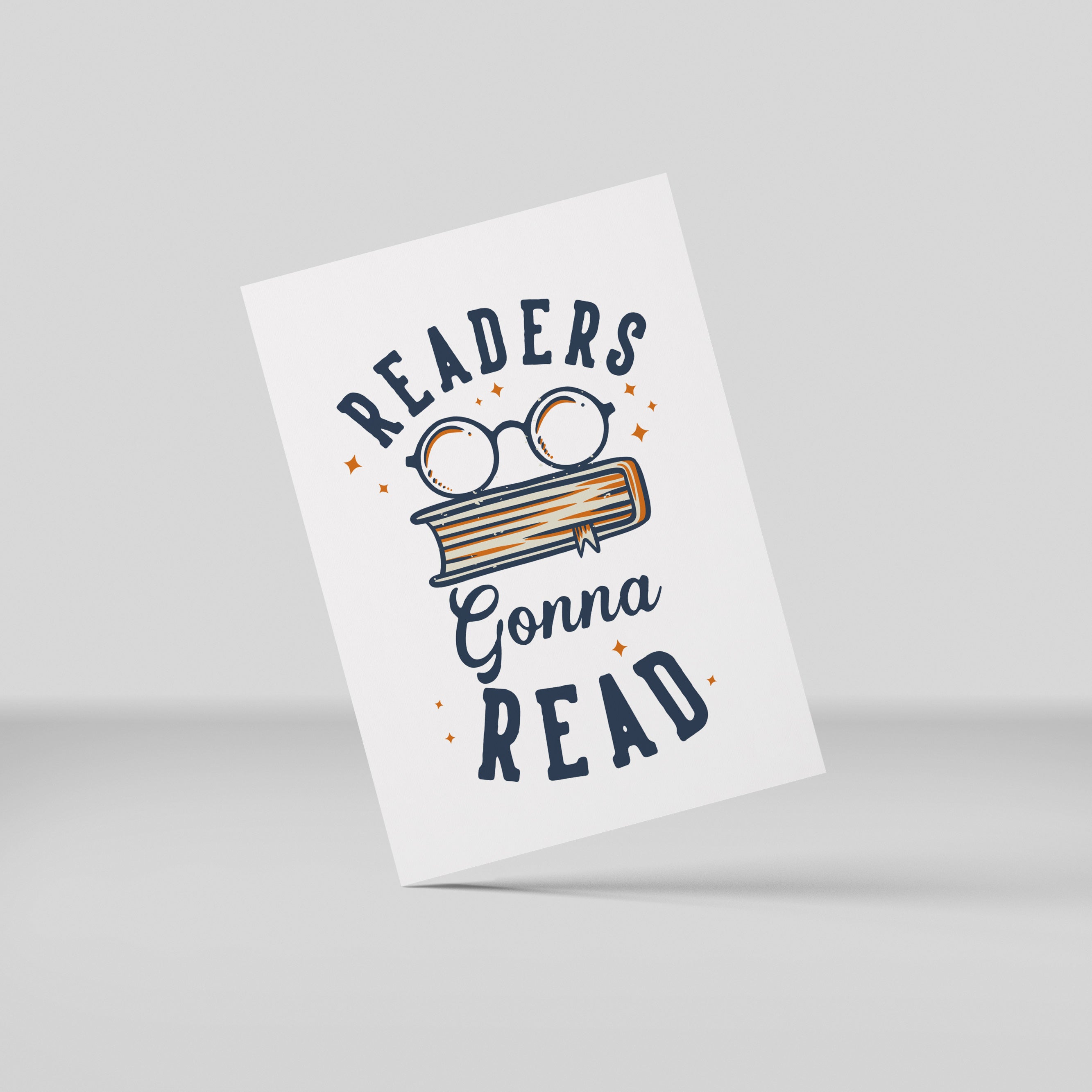 Postkort - Readers gonna read