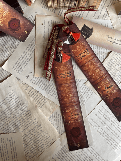 Bogmærke - Bookspines 'A Christmas Carol'