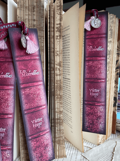 Bogmærke - Bookspines 'Les Misérables'