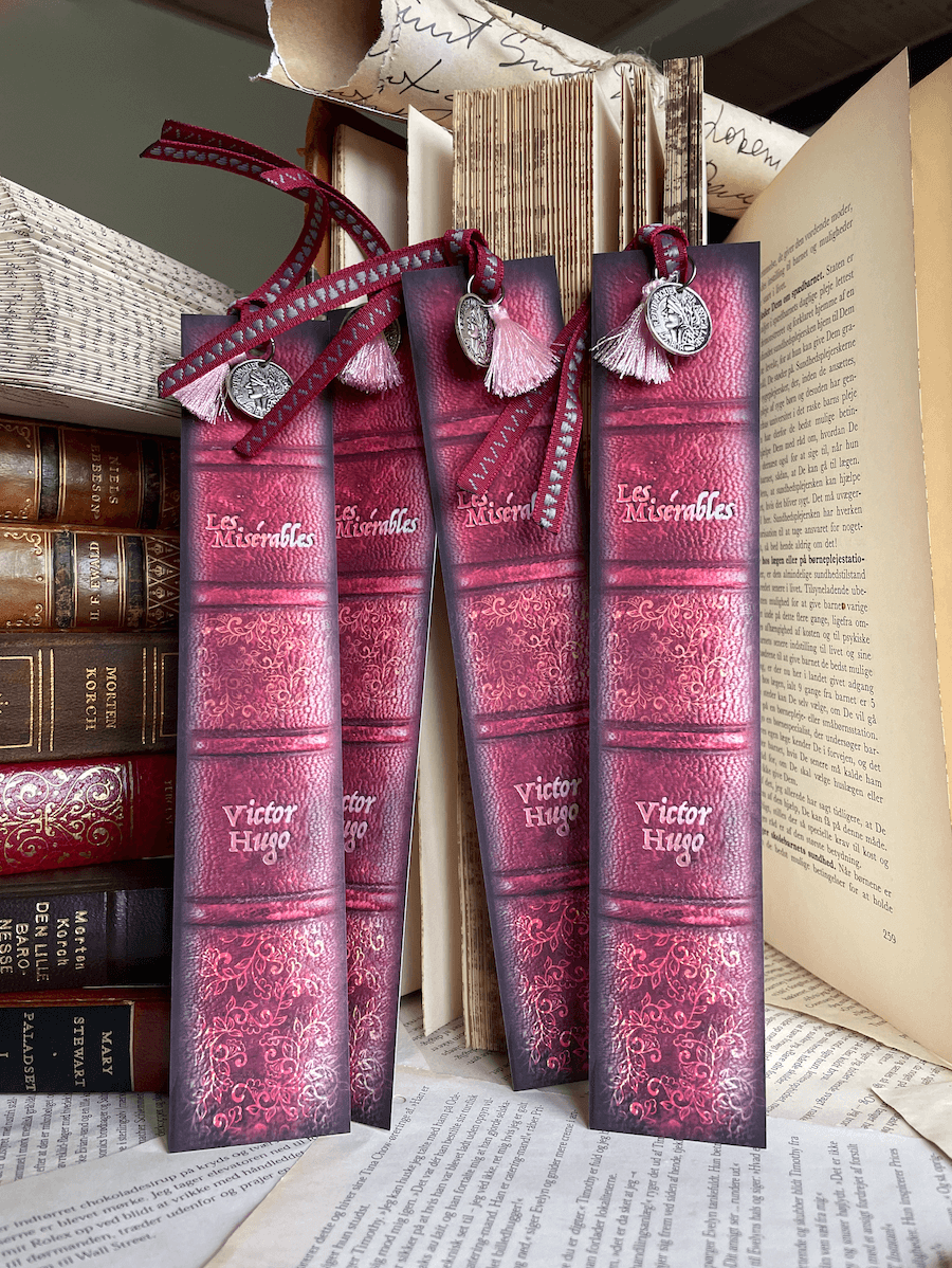 Bogmærke - Bookspines 'Les Misérables'