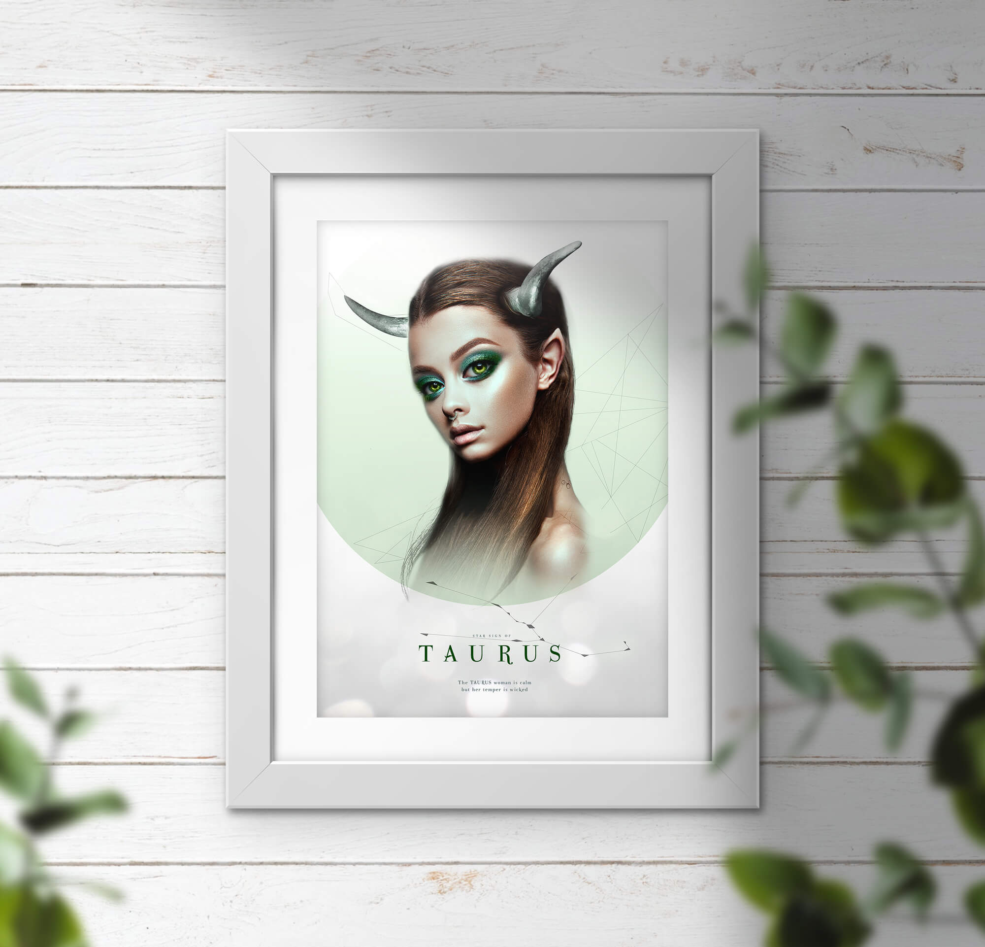 Tyren/Taurus - Stjernetegnsplakat