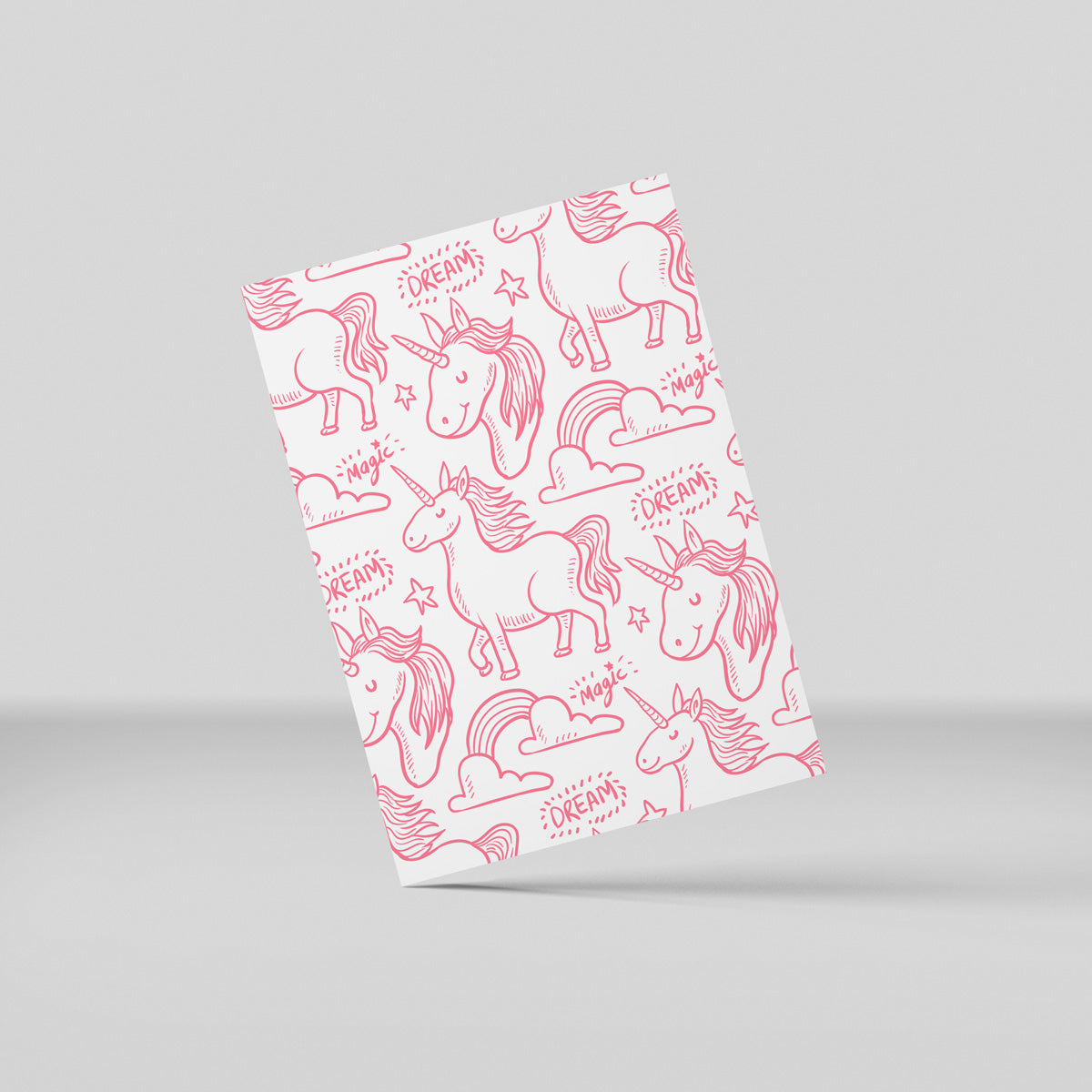 Postkort - Because, unicorns