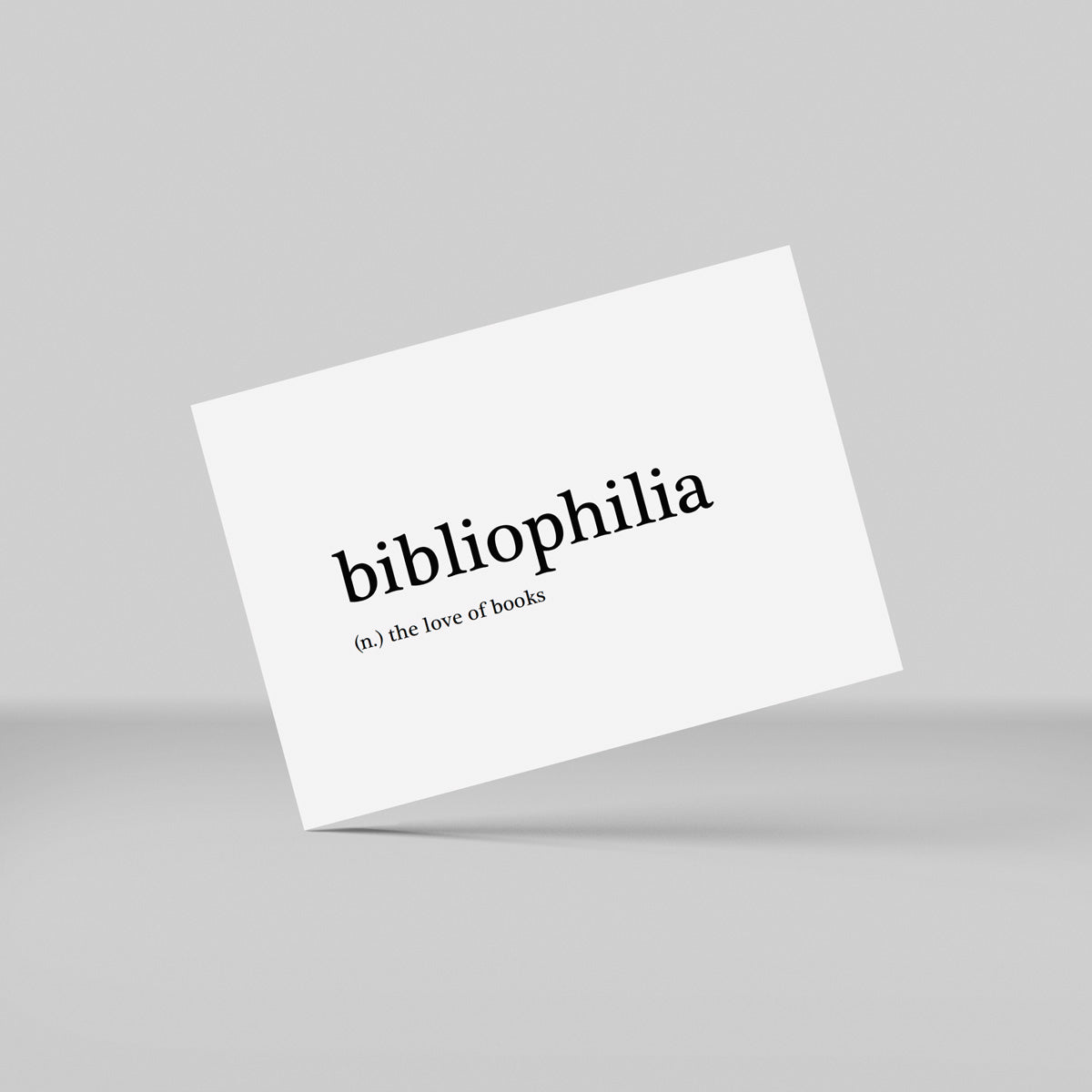 Postkort - bibliophilia