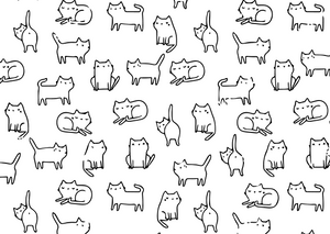 Postkort - Cats
