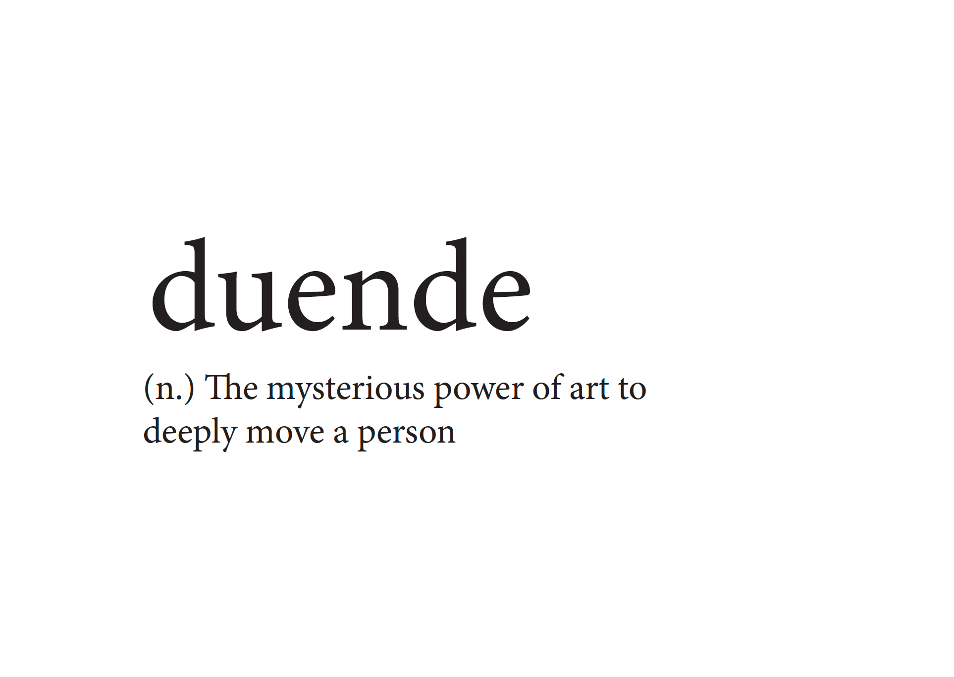 Postkort - 'Duende'