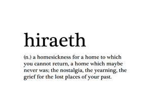 Postkort - 'hiraeth'