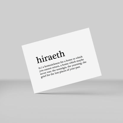 Postkort - 'hiraeth'