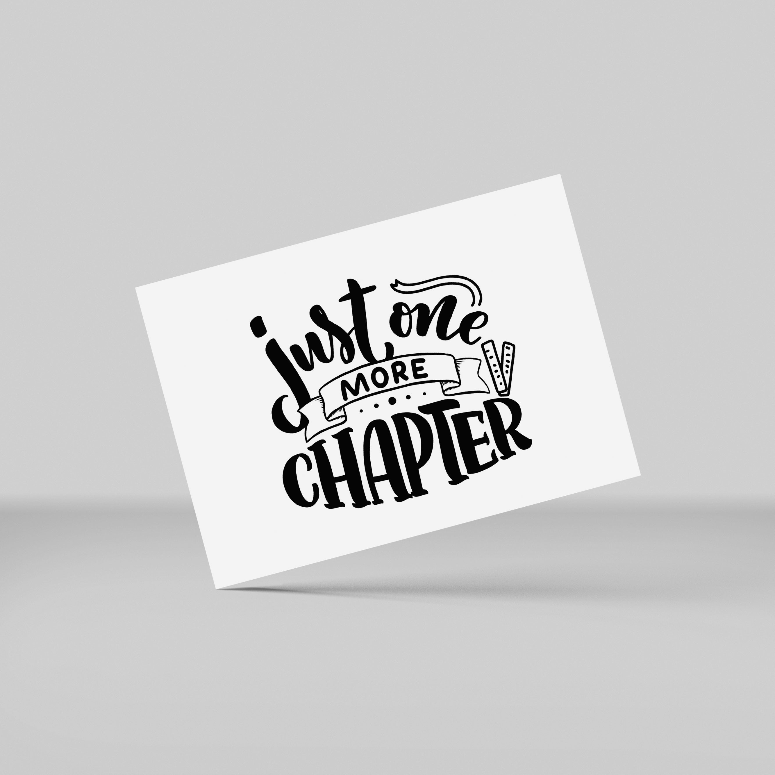 Postkort - Just one more chapter